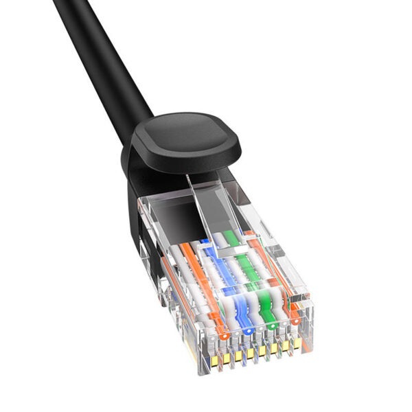 Kabel sieciowy Baseus Ethernet CAT5, 3m (czarny) - obrazek 4