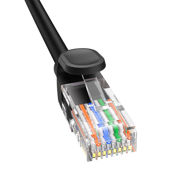 Kabel sieciowy Baseus Ethernet CAT5, 8m (czarny) - obrazek 4