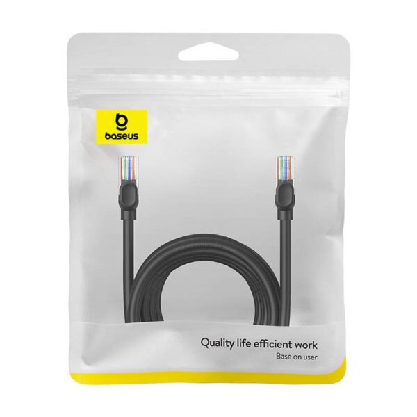 Kabel sieciowy Baseus Ethernet CAT5, 8m (czarny) - obrazek 8