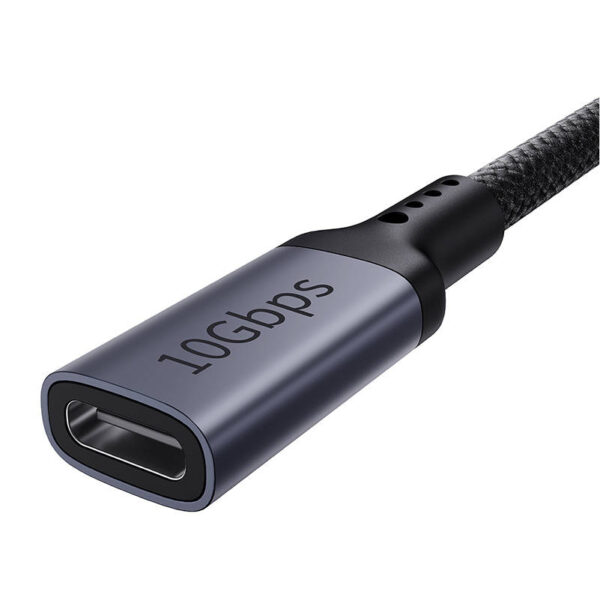 Przedłużenie kabla USB-C Baseus męski do żeński High Definition 10Gbps, 0,5m (czarny) - obrazek 6