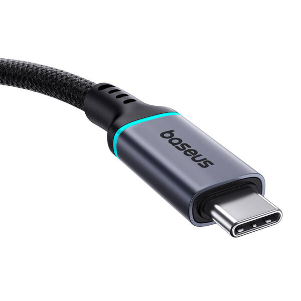 Przedłużenie kabla USB-C Baseus męski do żeński High Definition 10Gbps, 0,5m (czarny) - obrazek 7