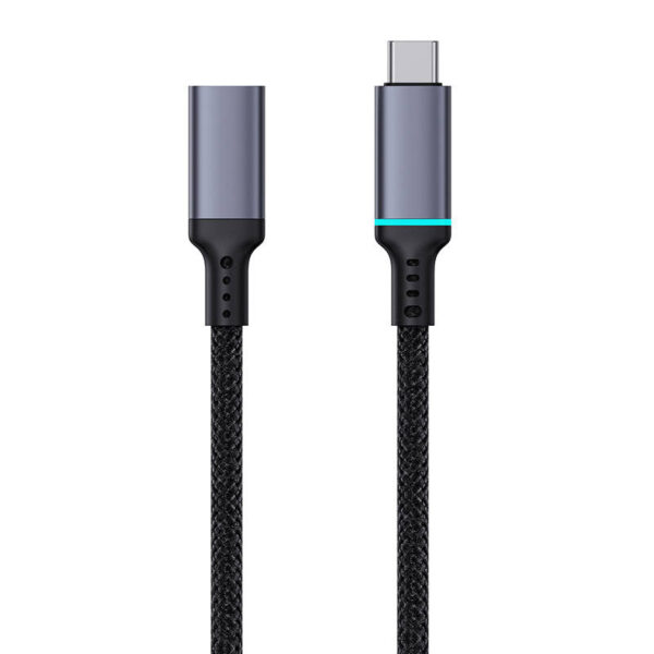 Przedłużenie kabla USB-C Baseus męski do żeński High Definition 10Gbps, 0,5m (czarny) - obrazek 8