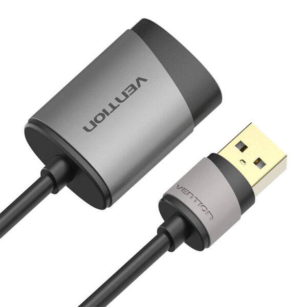 Zewnętrzna karta dźwiękowa USB 0,15m Vention CDKHB (szara) - obrazek 4