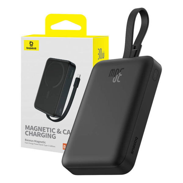 Powerbank magnetyczny Baseus Magnetic Mini 10000mAh 30W MagSafe (czarny)