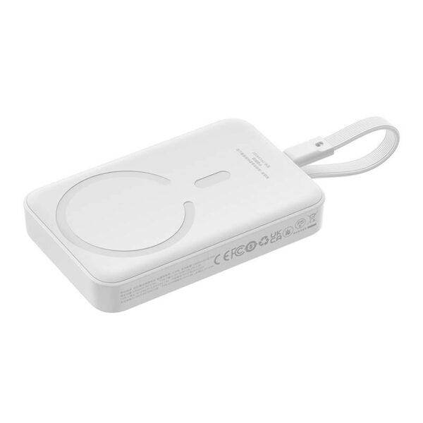 Powerbank magnetyczny Baseus Magnetic Mini 10000mAh 30W MagSafe (biały) - obrazek 7