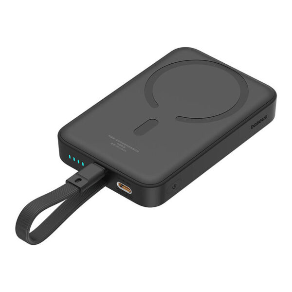 Powerbank magnetyczny Baseus Magnetic Mini 10000mAh 20W MagSafe (czarny) - obrazek 4