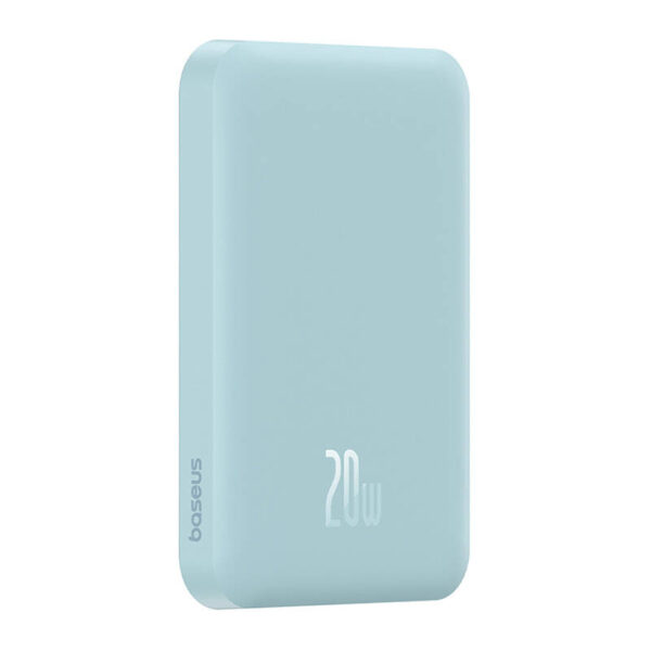 Magnetyczny mini powerbank Baseus 5000mAh 20W (niebieski) - obrazek 4