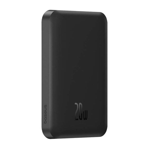 Magnetyczny mini powerbank Baseus 5000mAh 20W (czarny) - obrazek 3