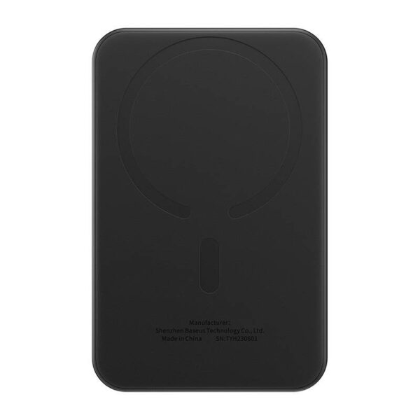 Magnetyczny mini powerbank Baseus 5000mAh 20W (czarny) - obrazek 2