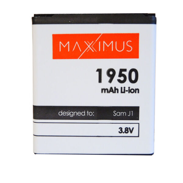 BATERIA MAXXIMUS DO SAMSUNG J1 1950 mAh EB-BJ100CBE