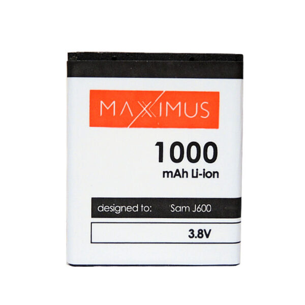 BATERIA MAXXIMUS DO SAMSUNG J600 1000mAh Li-ion AB483640BU