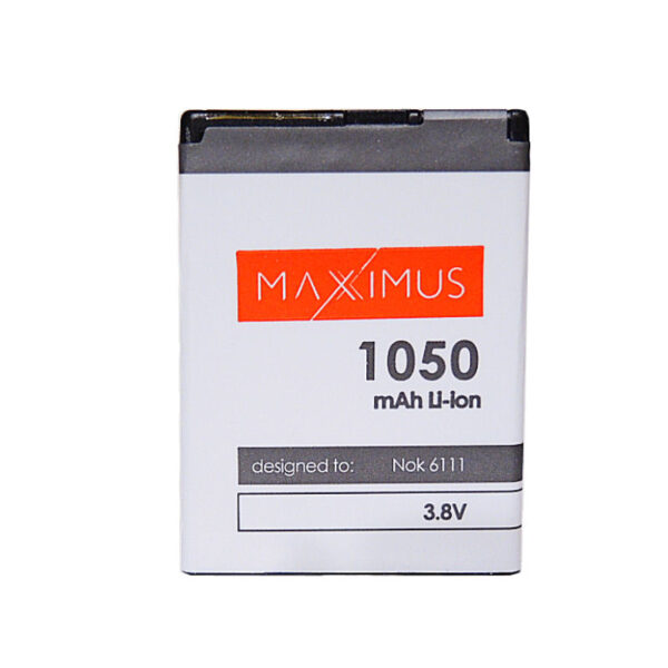 BATERIA MAXXIMUS DO NOKIA 6111 1050 mAh BL-4B