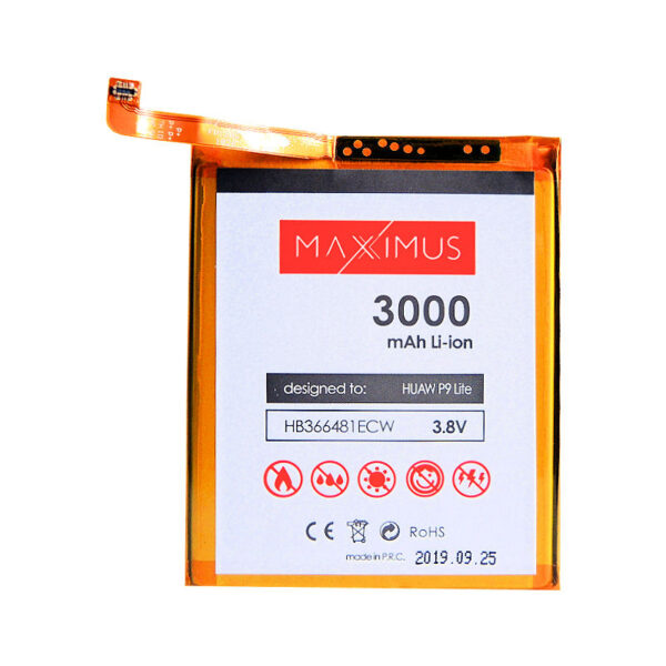 BATERIA MAXXIMUS DO HUAWEI P9 Lite 3000mAh HB366481ECW