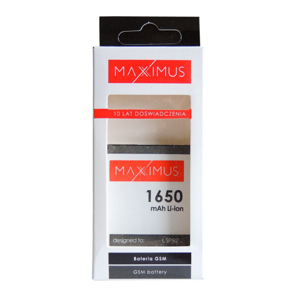 BATERIA MAXXIMUS DO LG SPIRIT 1650 mAh BL-52UH - obrazek 3