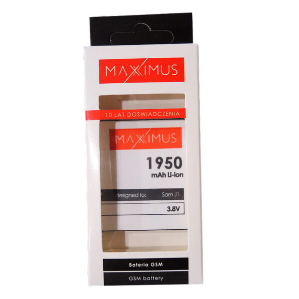 BATERIA MAXXIMUS DO SAMSUNG J1 1950 mAh EB-BJ100CBE - obrazek 3