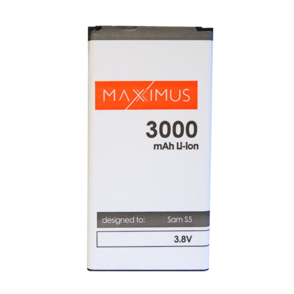 BATERIA MAXXIMUS DO SAMSUNG GALAXY S5 3000 mAh EB-BG900BBE