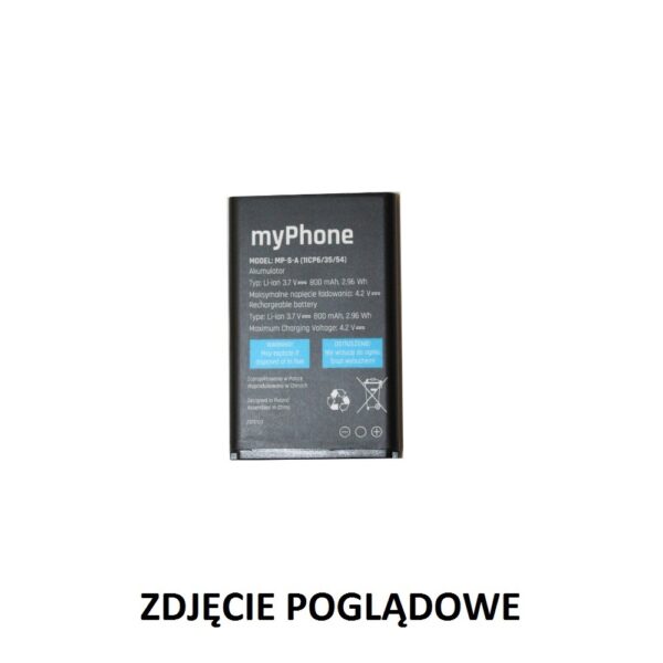 Bateria myPhone SIMPLY 2/1045/1082/1083/ONE/Metro MP-S-A, 800mAh