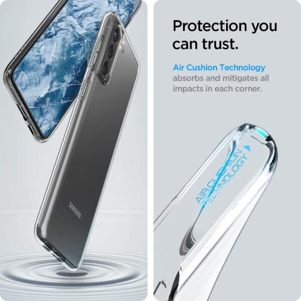 ETUI CASE SPIGEN LIQUID CRYSTAL DO SAMSUNG GALAXY S21 CRYSTAL CLEAR - obrazek 10