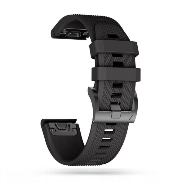 PASEK TECH-PROTECT SMOOTH GARMIN FENIX 5 / 6 / 6 PRO / 7 BLACK