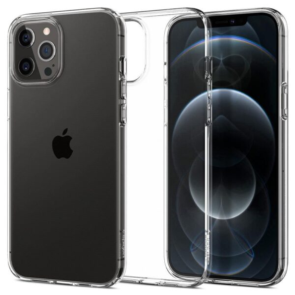 ETUI CASE SPIGEN LIQUID CRYSTAL DO IPHONE 12/12 PRO CRYSTAL CLEAR