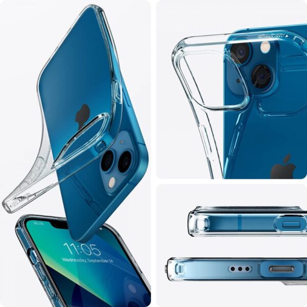 ETUI CASE SPIGEN LIQUID CRYSTAL DO IPHONE 13 CRYSTAL CLEAR - obrazek 2