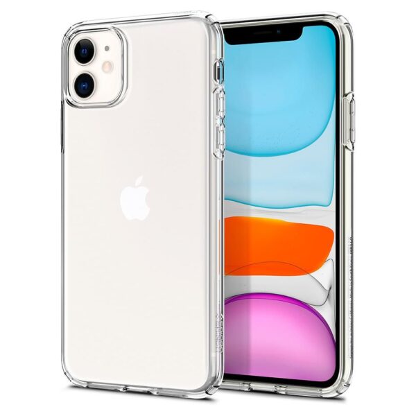 ETUI CASE SPIGEN LIQUID CRYSTAL DO IPHONE 11 CRYSTAL CLEAR - obrazek 2