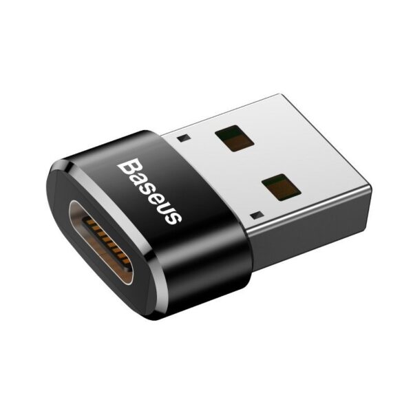 Adapter USB-C do USB-A Baseus 5A (czarny) - obrazek 4