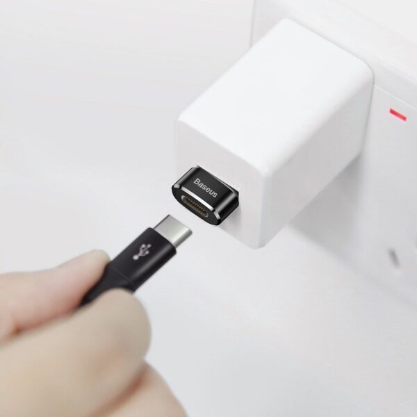 Adapter USB-C do USB-A Baseus 5A (czarny) - obrazek 6