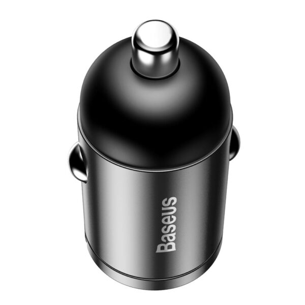 Baseus ładowarka samochodowa Tiny Star Mini QC 3.0 30W 1x USB szara - obrazek 3