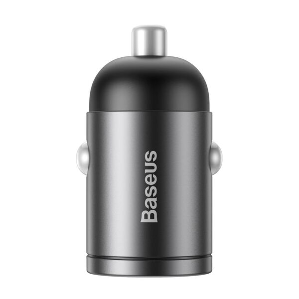 Baseus ładowarka samochodowa Tiny Star Mini QC 3.0 30W 1x USB szara - obrazek 4