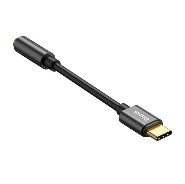 Adapter audio Baseus L54 USB-C + mini jack 3,5mm (czarny) - obrazek 5