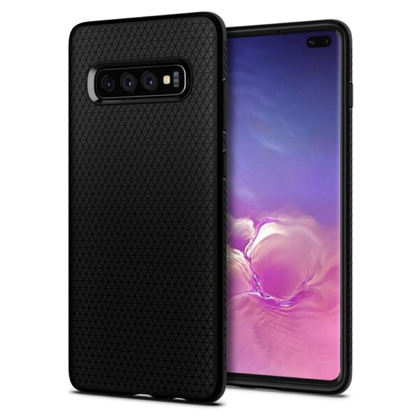 ETUI CASE SPIGEN LIQUID AIR DO SAMSUNG GALAXY S10+ PLUS MATTE BLACK