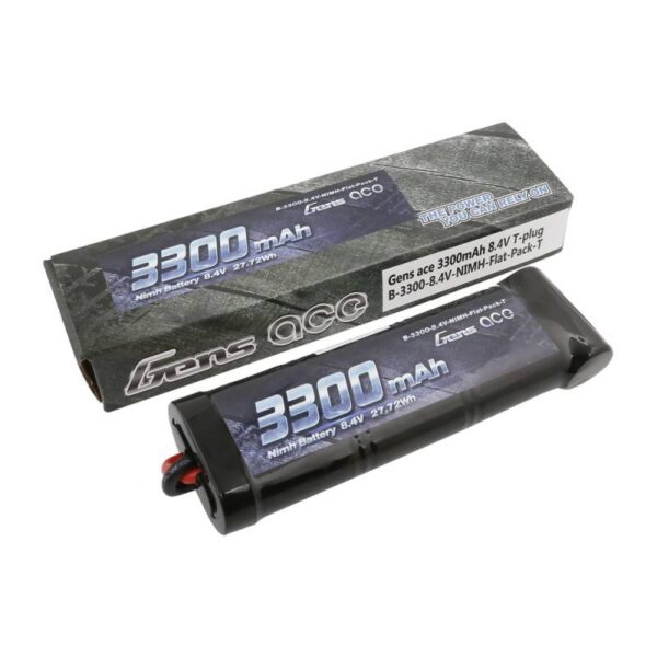 Akumulator Gens Ace 3300mAh 8,4V NiMH Flat T-Dean - obrazek 4