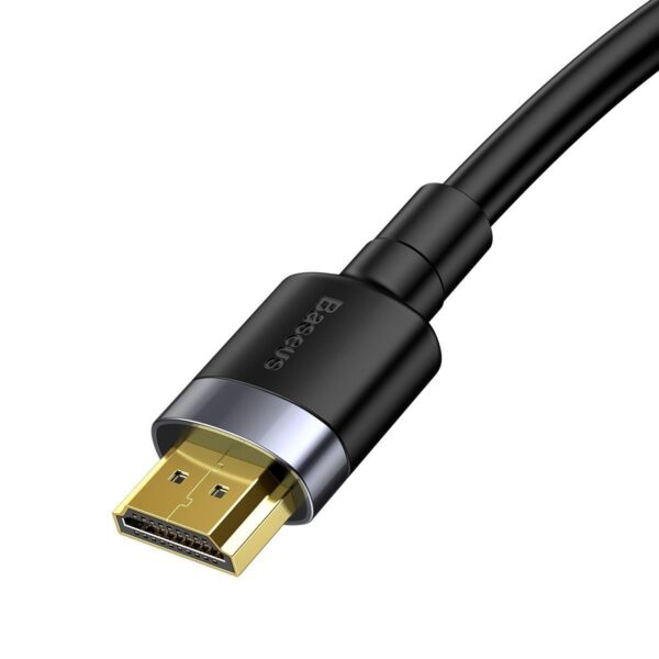 Kabel HDMI 2.0 Baseus Cafule, 4K, 3D, 2m (czarno-szary) - obrazek 2