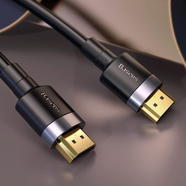 Kabel HDMI 2.0 Baseus Cafule, 4K, 3D, 2m (czarno-szary) - obrazek 6