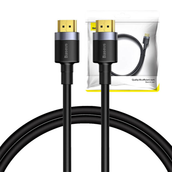 Kabel HDMI 2.0 Baseus Cafule, 4K, 3D, 2m (czarno-szary) - obrazek 9