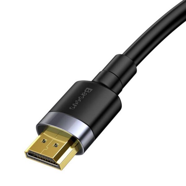 Kabel HDMI 2.0 Baseus Cafule, 4K, 3D, 5m (czarno-szary) - obrazek 2