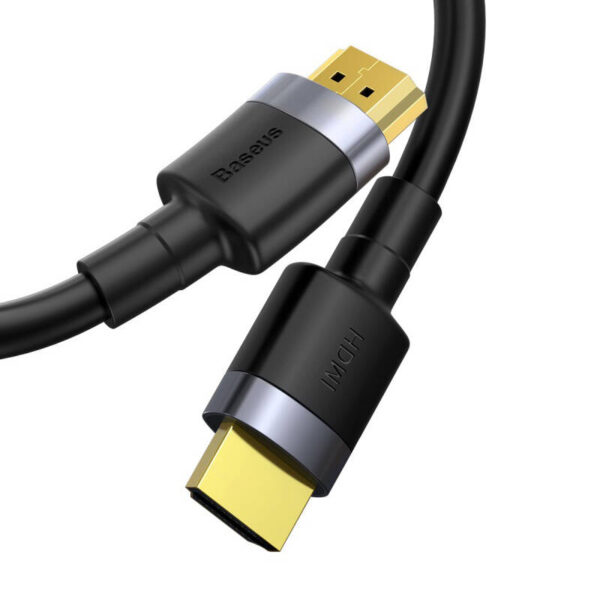 Kabel HDMI 2.0 Baseus Cafule, 4K, 3D, 5m (czarno-szary) - obrazek 3