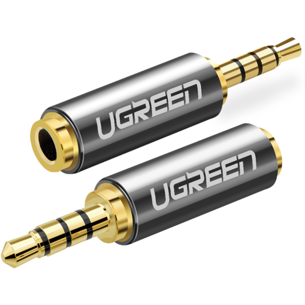 Adapter / przejściówka UGREEN 20501 z 2,5 mm micro jack (męski)  na 3,5 mm mini jack (żeński)