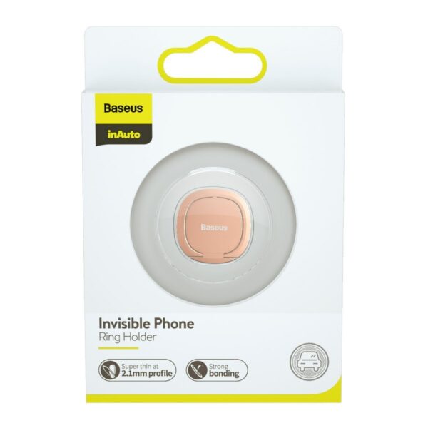 Uchwyt pierścień, ring holder Baseus Invisible do telefonu (różowy) - obrazek 8