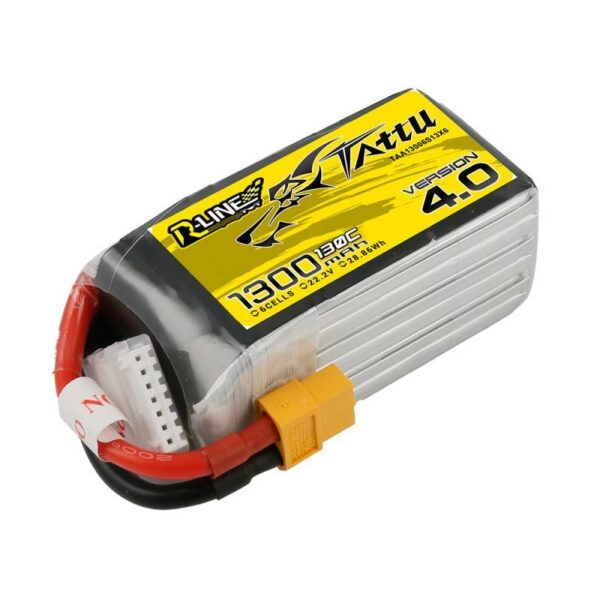 Akumulator Tattu R-Line 4.0 1300mAh 22.2V 130C 6S1P XT60 - obrazek 2