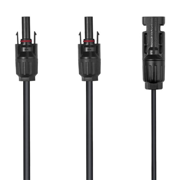 Kabel EcoFlow do połączenia równoległego paneli fotowoltaicznych MC4 30cm - obrazek 2