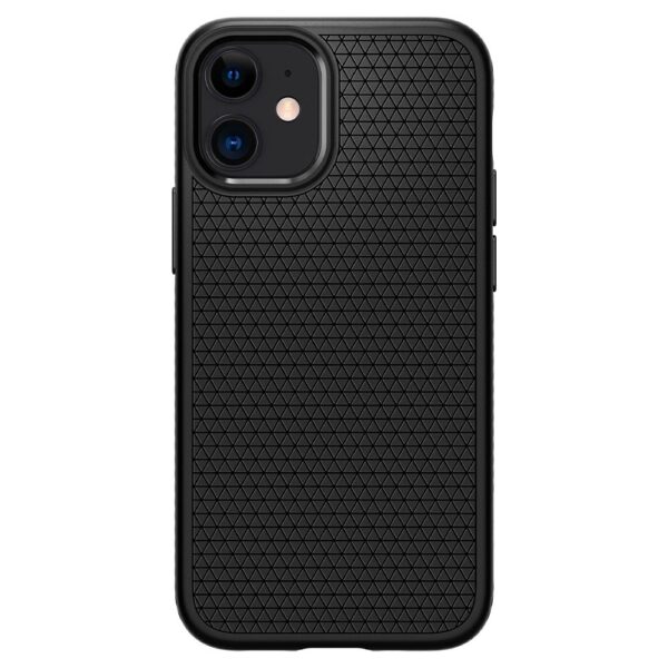 ETUI CASE SPIGEN LIQUID AIR DO IPHONE 12 MINI MATTE BLACK - obrazek 2