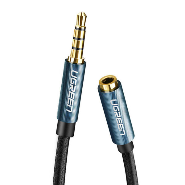 Przedłużacz audio AUX jack 3,5 mm UGREEN AV118, 0,5m (czarny) - obrazek 3