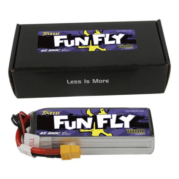 Akumulator Tattu Funfly 1800mAh 14,8V 100C 4S1P XT60 - obrazek 4