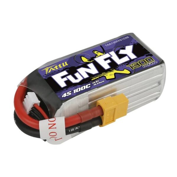 Akumulator Tattu Funfly 1300mAh 14,8V 100C 4S1P - obrazek 2