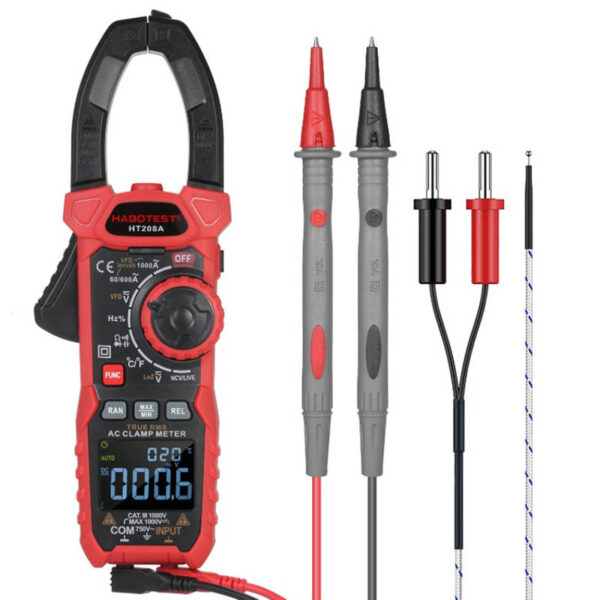 Cyfrowy miernik cęgowy Habotest HT208A - obrazek 2