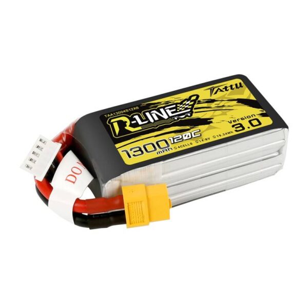 Akumulator Tattu R-Line Version 3.0 1300mAh 14,8V 120C 4S1P XT60 - obrazek 2