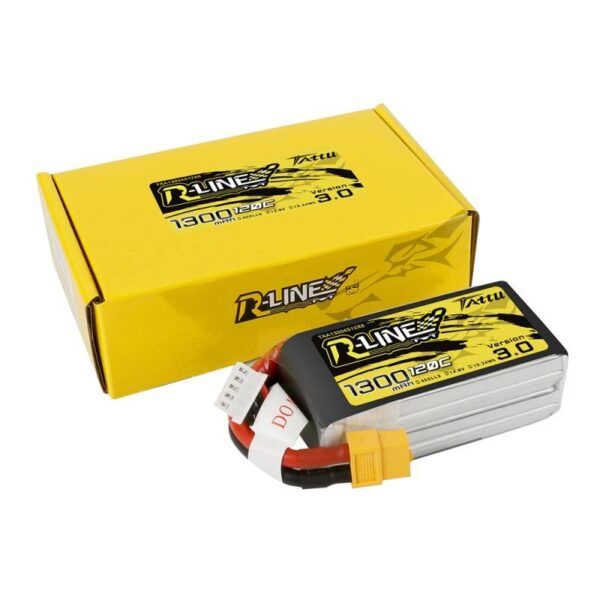 Akumulator Tattu R-Line Version 3.0 1300mAh 14,8V 120C 4S1P XT60 - obrazek 5