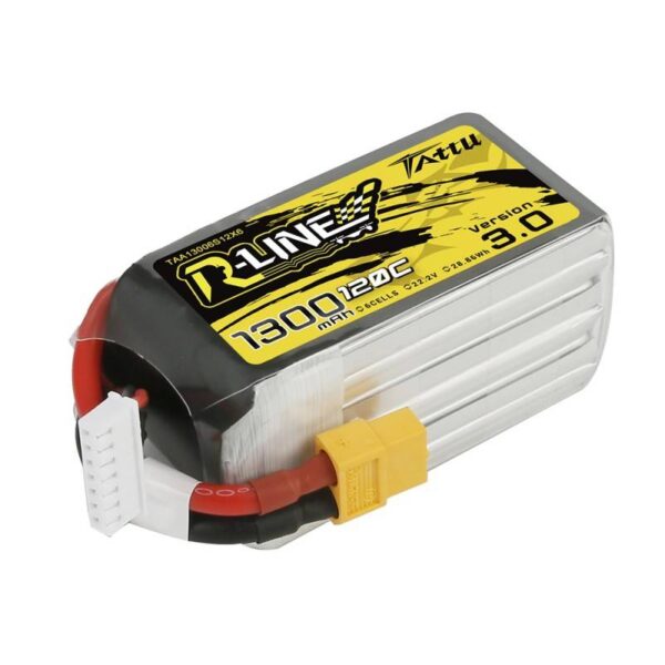 Akumulator Tattu R-Line Version 3.0 1300mAh 22,2V 120C 6S1P XT60 - obrazek 2